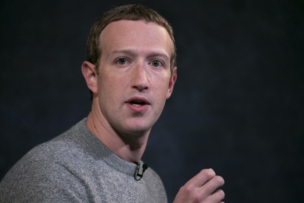 Mark Zuckerberg, dono da Meta, controladora do Facebook, Instagram e WhatsApp. — Foto: Mark Lennihan/AP Photo