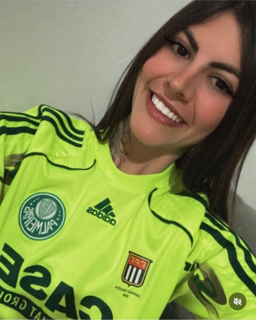 Gabriela Anelli, 23 anos, torcedora ferida em confusão no jogo Palmeiras x Flamengo — Foto: Arquivo pessoal