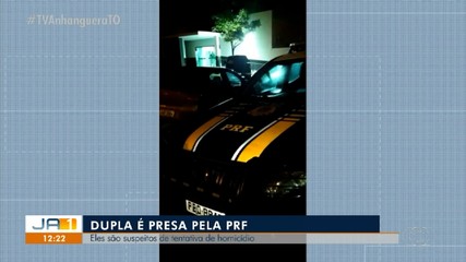 Suspeitos de tentativa de homicídio são presos pela PRF em Palmeiras do Tocantins