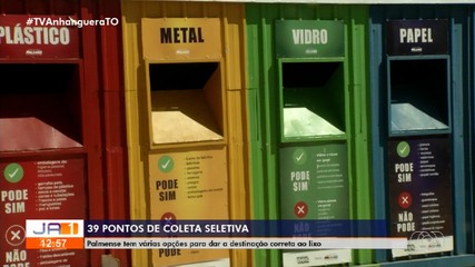 Aprenda como fazer a coleta seletiva nos Ecopontos distribuídos por Palmas