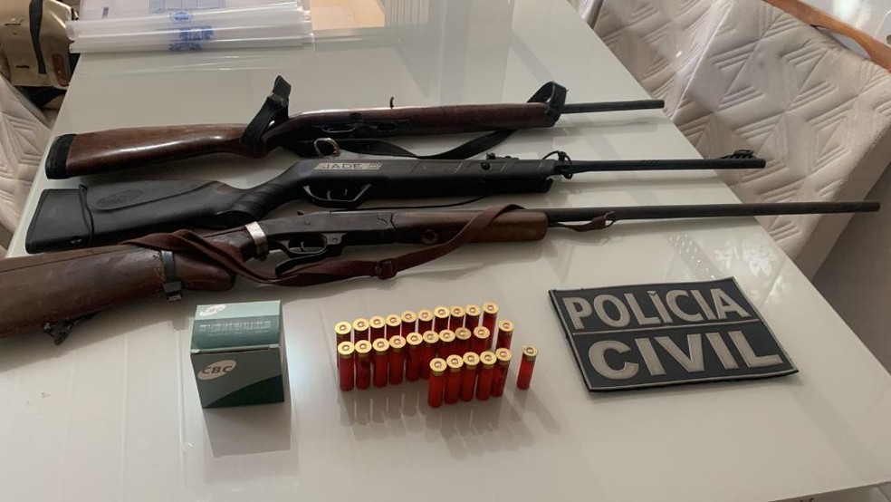 A Operação teve início no final do ano de 2022, depois que a Polícia Civil encontrou uma possível organização criminosa envolvendo produtores rurais — Foto: PJC