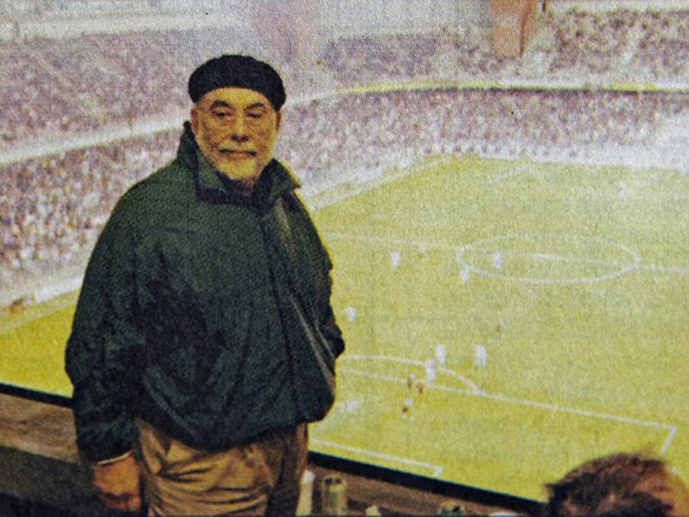 Coppola assistiu a um jogo entre Atlético Paranaense e Paraná Clube — Foto: Reprodução