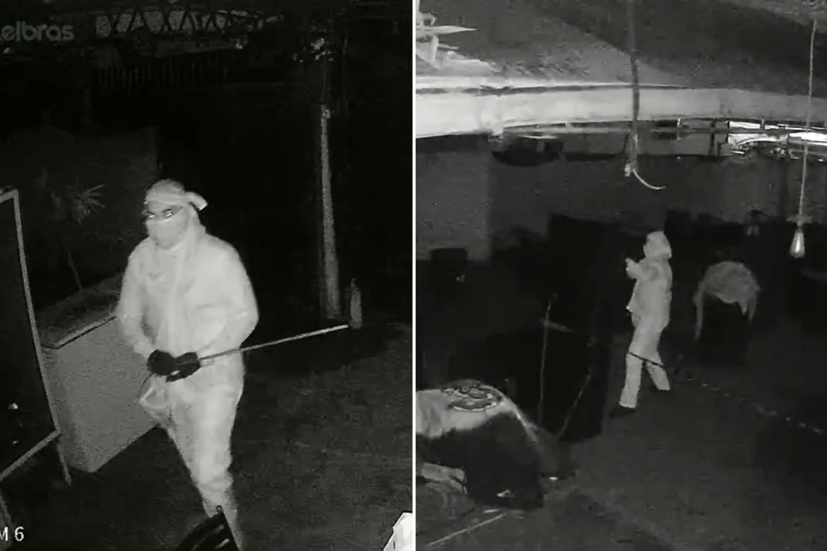 Homem fantasiado de ninja invade casa de shows, destrói equipamentos e causa prejuízo de R$ 40 mil em MS