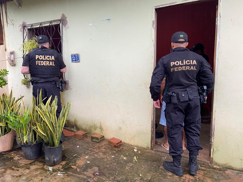 Operação da Polícia Federal (PF) foi realizada em Timbiras (MA) — Foto: Divulgação/Polícia Federal