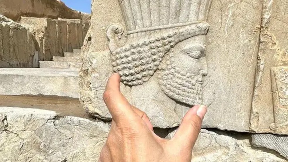 A lendária cidade de Persépolis foi a capital cerimonial do antigo Império Persa — Foto: Getty Images via BBC