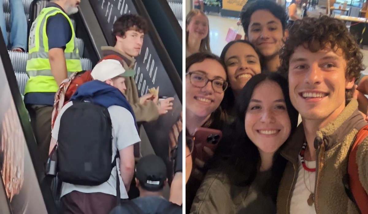 Após pousar em Viracopos, Shawn Mendes atende fãs e é visto comendo pastel em Campinas