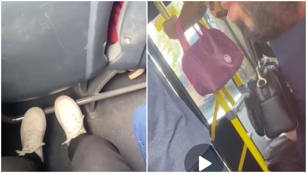 Jovem de 19 anos denuncia importunação sexual dentro de ônibus em Fortaleza — Foto: Reprodução