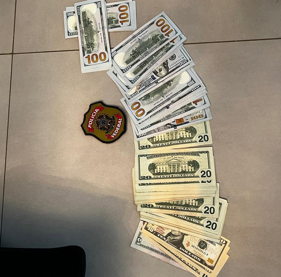 Material encontrado durante a operação — Foto: Polícia Federal