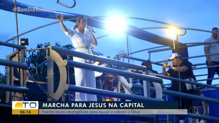 Evangélicos prestigiam Marcha Para Jesus em Palmas