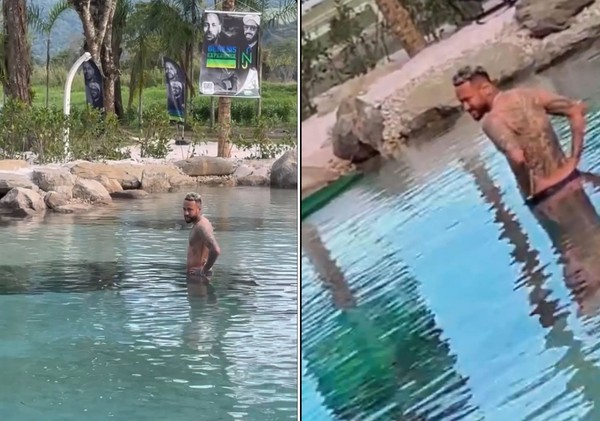 Neymar Jr. no lado de Mangaratiba — Foto: Reprodução/Redes sociais