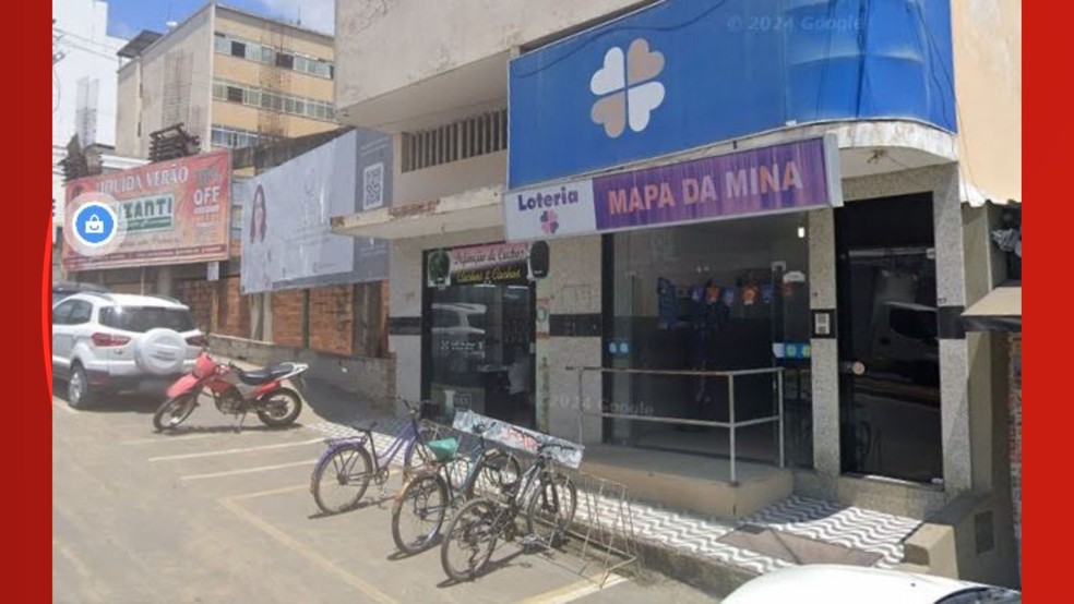 Loteria Mapa da Mina, em Barra da São Francisco, Noroeste do Espírito Santo — Foto: Google Maps/Reprodução