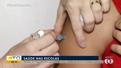 Ação em Araguaína vai vacinar crianças de nove unidades de ensino com autorização dos pais