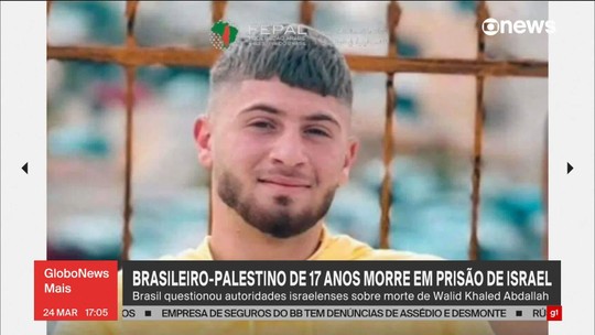 Itamaraty confirma morte de brasileiro em prisão de Israel e cobra investigação 'célere' do governo Netanyahu - Walid Khalid Abdalla Ahmad estava preso desde 2024, tinha 17 anos e não chegou a ser julgado. Segundo o Itamaraty, 11 brasileiros que vivem na Palestina estão presos em Israel.