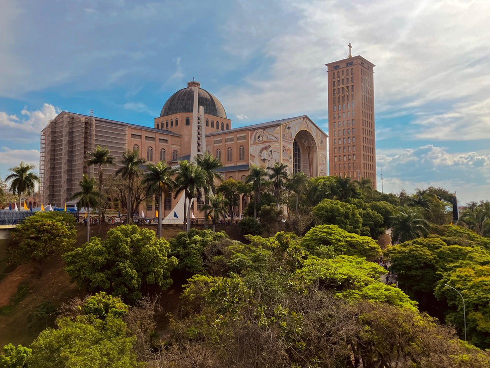 Santuário Nacional de Aparecida — Foto: Lucas Tavares/g1