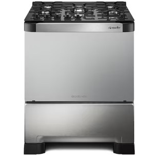 Fogão Mueller Decorato Vetro inox 5 bocas