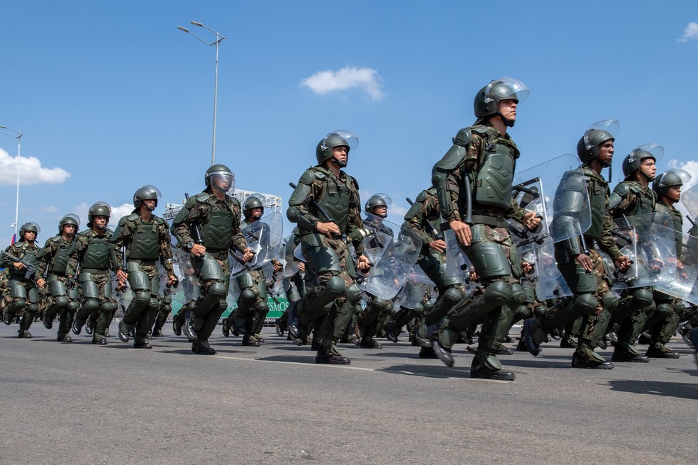 Tropa do Exército em foto de arquivo — Foto: Exército do Brasil
