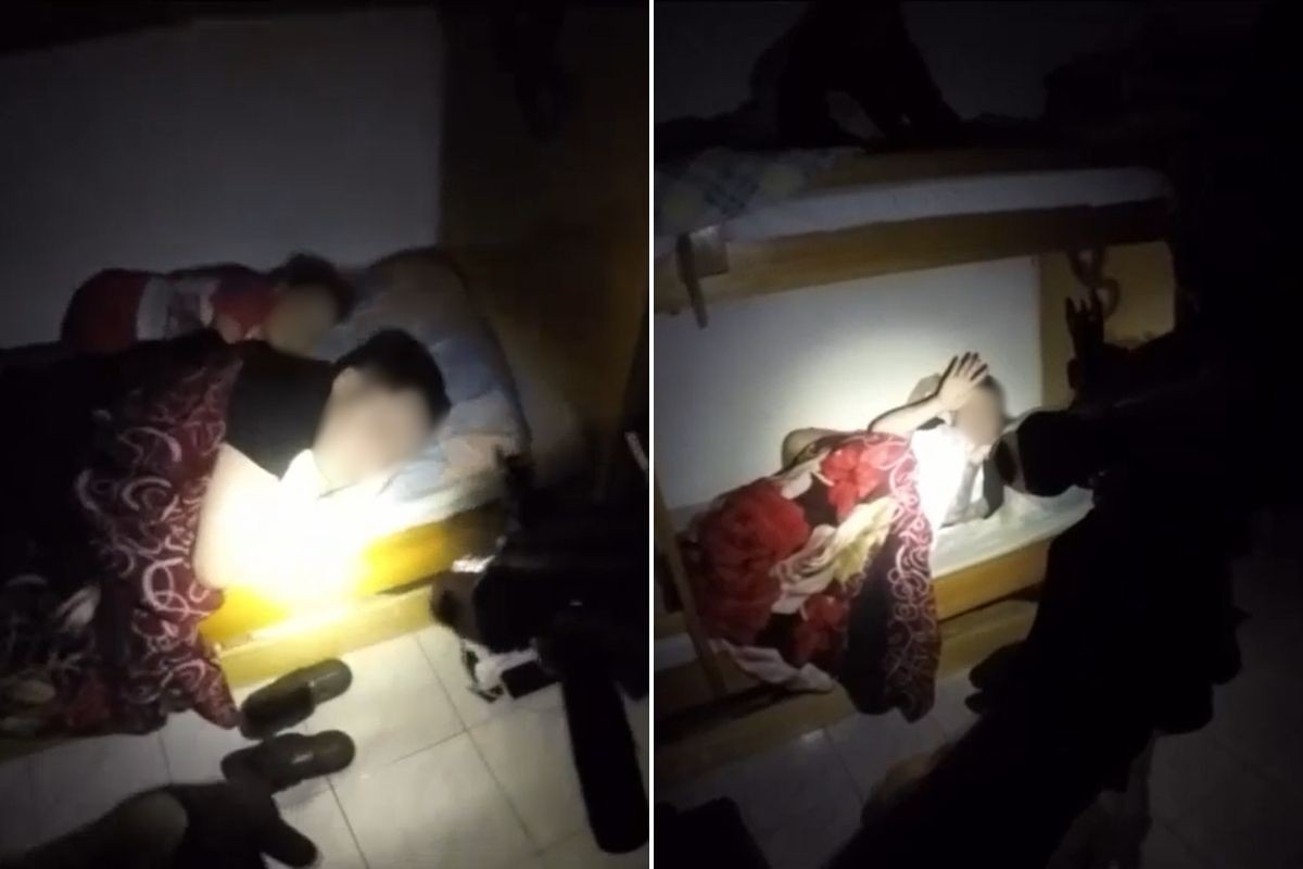 Suspeito de sequestro acorda com policiais no quarto e reage: 'Que susto, rapaz'; VÍDEO