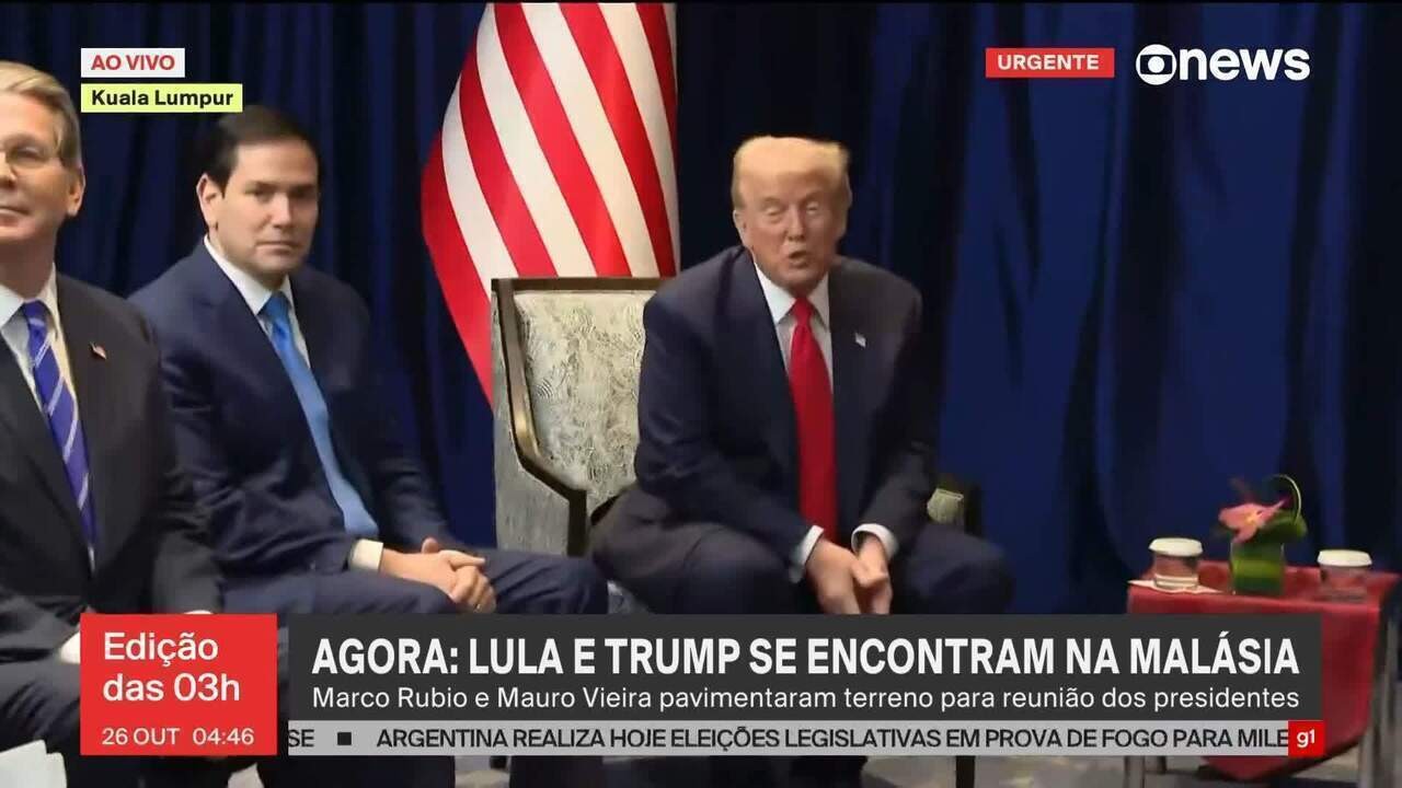Casa Branca publica foto de Lula e Trump: 'grande honra estar com o presidente do Brasil'