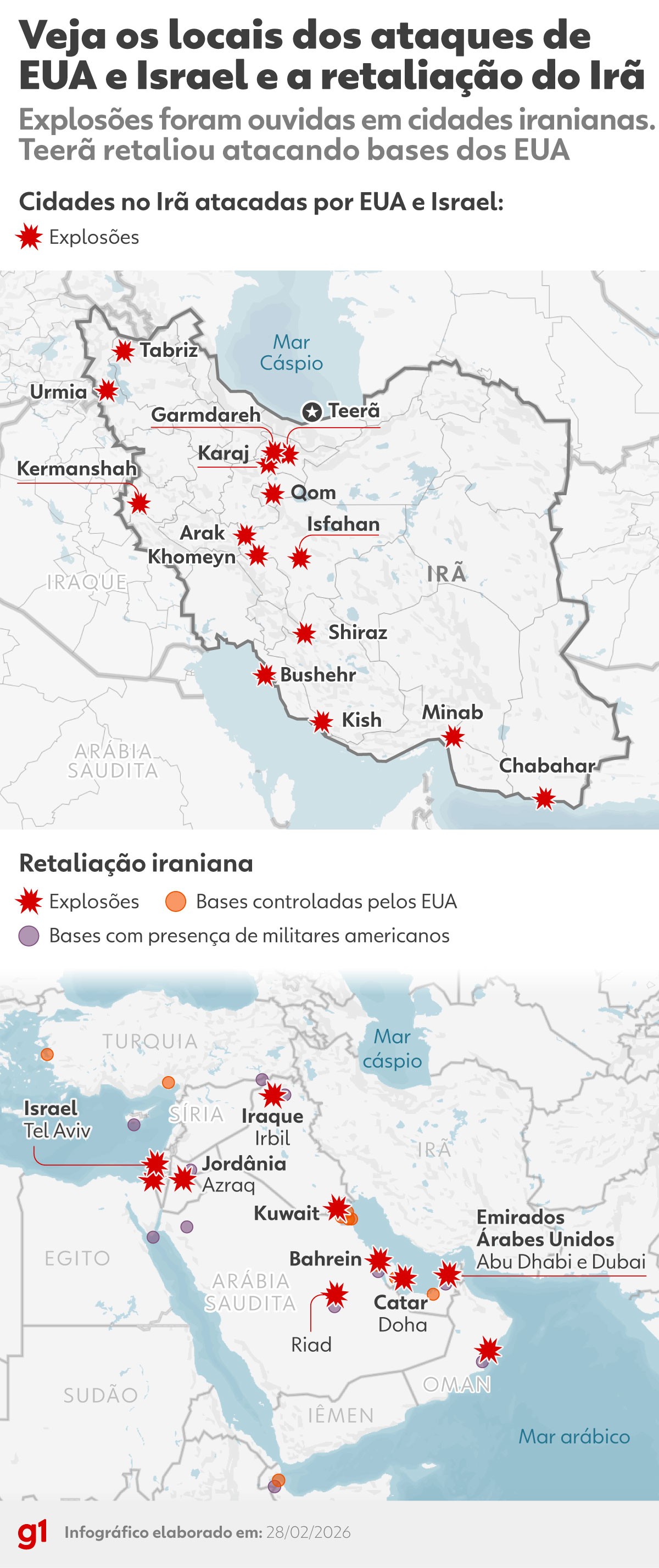 Ataques ao Irã: o que se sabe e o que falta esclarecer sobre o conflito no Oriente Médio