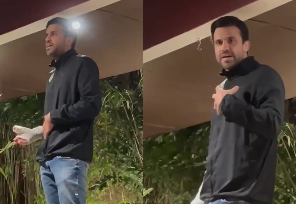 Marçal fala sobre ambulância em vídeo — Foto: Reprodução