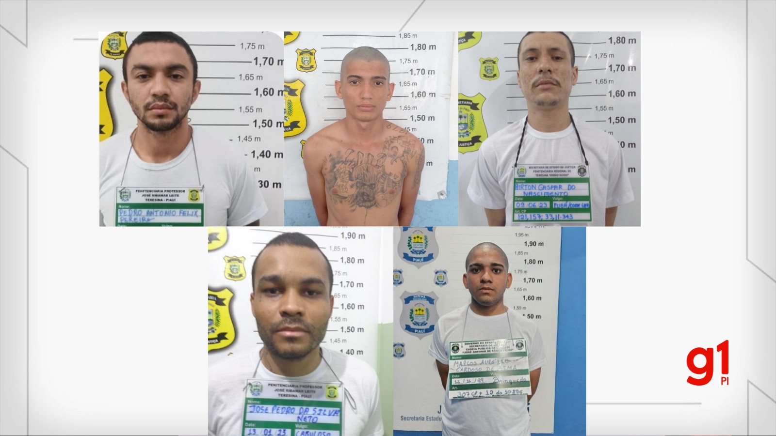 Cinco detentos fogem de penitenciária no litoral do PI durante banho de sol