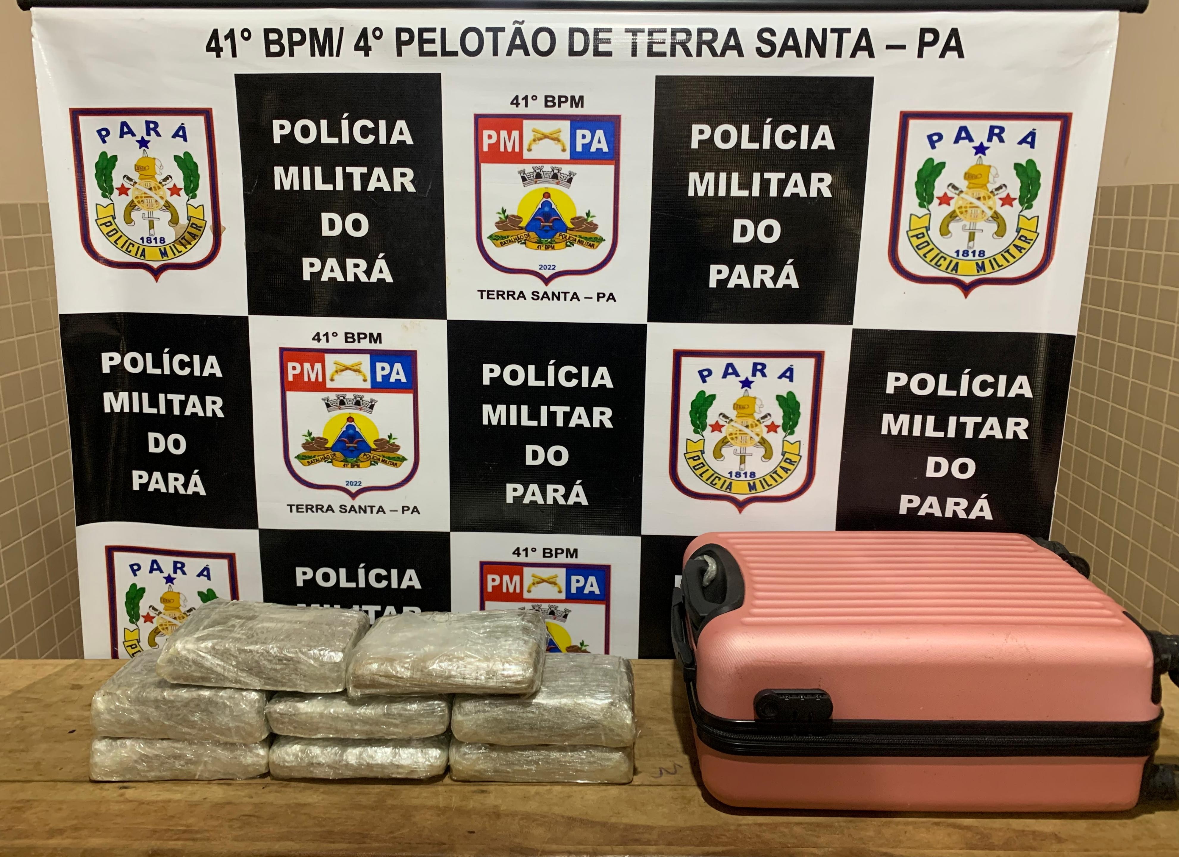Homem oferece dinheiro à polícia para não ser preso após ser flagrado com mais de 8Kg de maconha em Terra Santa