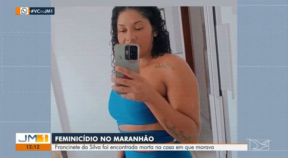 Vítima estava com companheiro há seis meses — Foto: Reprodução/ TV Mirante