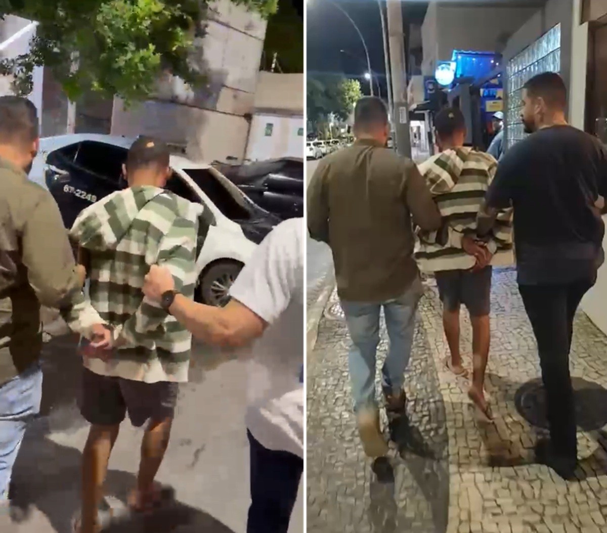 Homem é preso por roubo e extorsão após manter vítima amarrada em carro em Campos