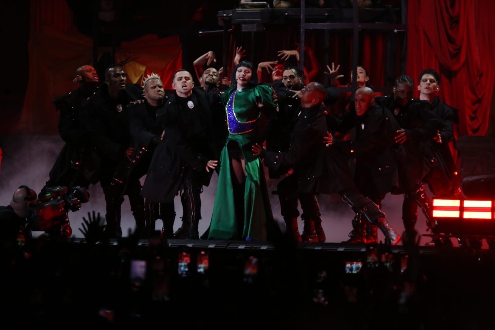 Lady Gaga faz show em Copacabana — Foto: Dilson Silva/ AGNEWS