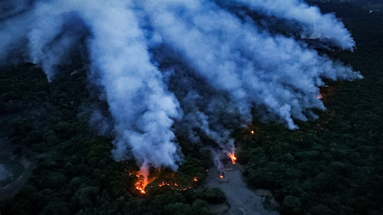 Ministro diz que equipes flagraram pessoas colocando fogo na floresta e anuncia investigação criminal no AM