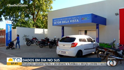 Unidades de saúde de Palmas realizam atualização cadastral