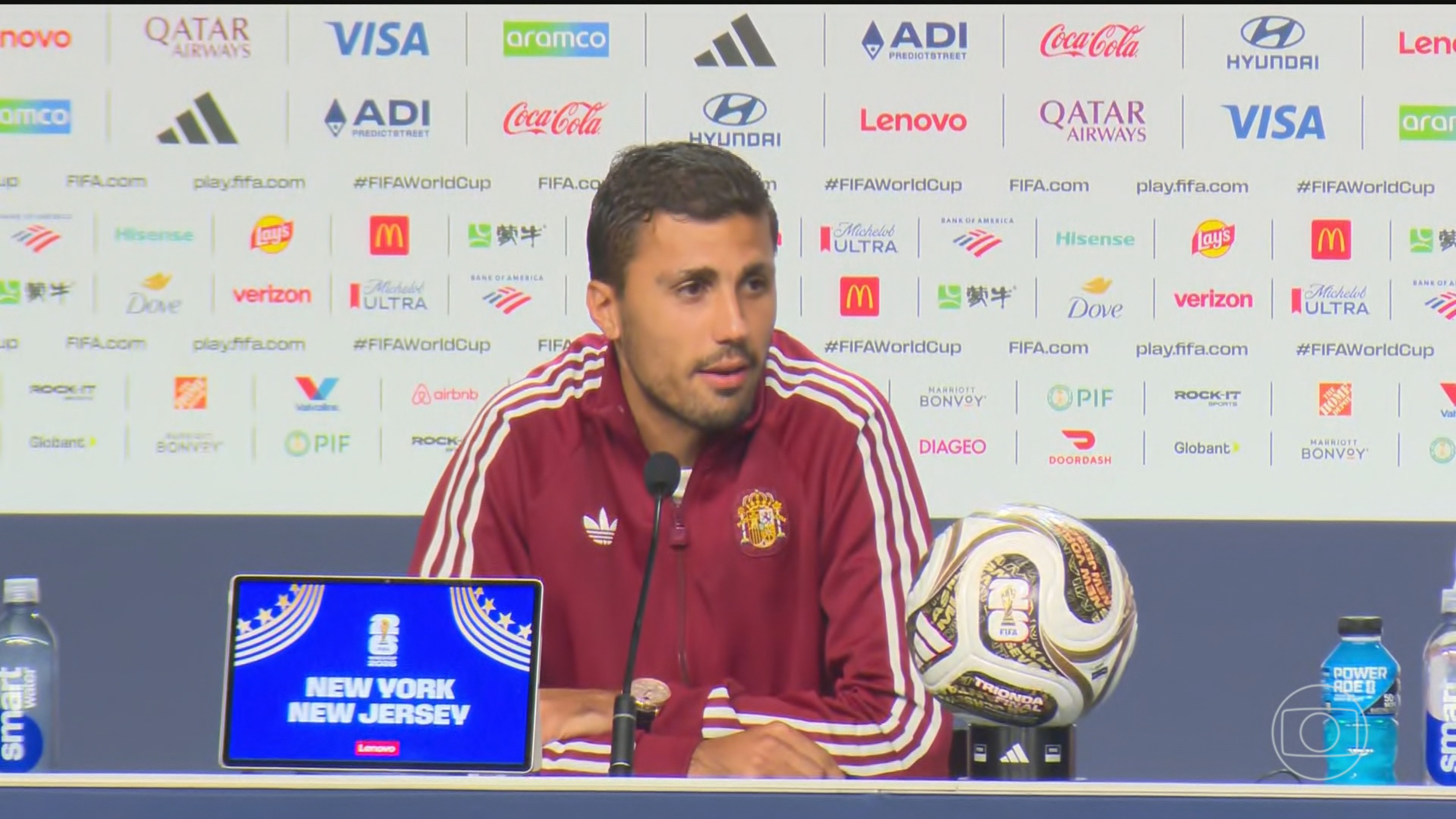 Espanha conta com o capitão Rodri para controlar a posse de bola e ditar ritmo da final da Copa do Mundo contra a Argentina