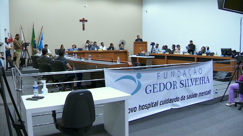 Alternativas para evitar fechamento de hospital psiquiátrico de MG são debatidas em audiência pública — Foto: Reprodução/EPTV
