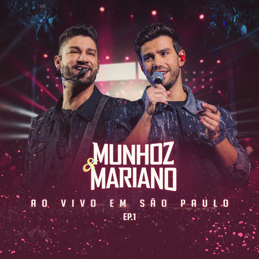 Capa de 'Munhoz & Mariano ao vivo em São Paulo EP 1', da dupla Munhoz & Mariano — Foto: Divulgação