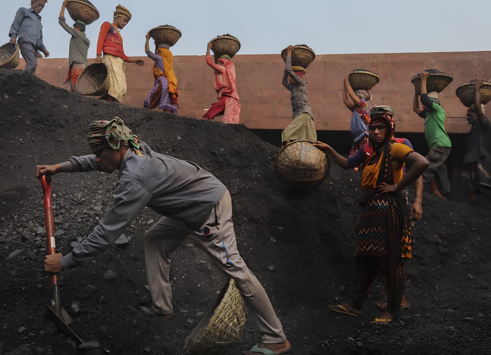 Trabalho Forçado/ Escravidão Moderna/ Trabalho Análogo à Escravidão — Foto: Organização Internacional do Trabalho/ Kazi Salahuddin Razu/ Getty Images