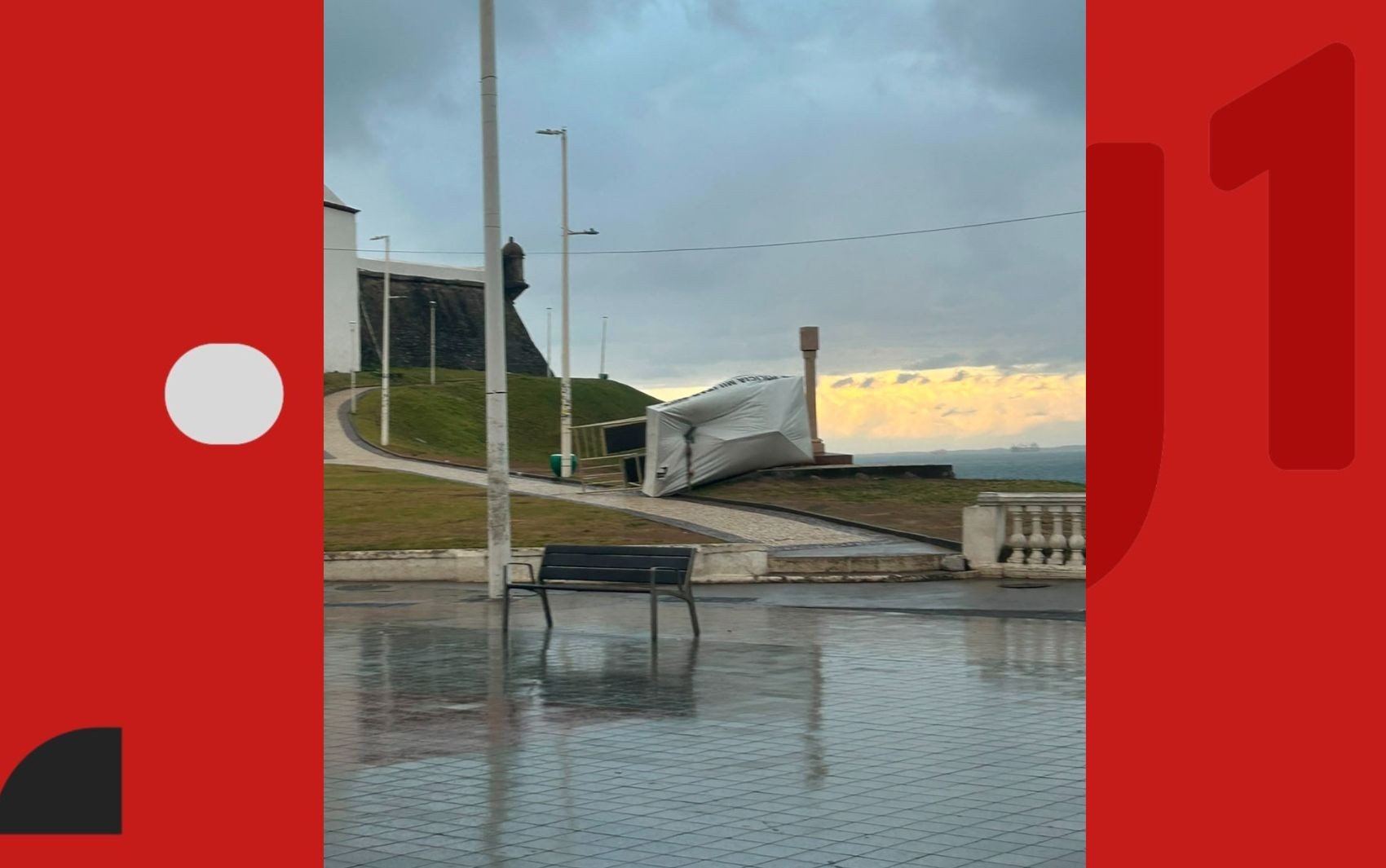 Ventos de até 70 km/h e chuva: Inema mantém alerta para Salvador e litoral da Bahia
