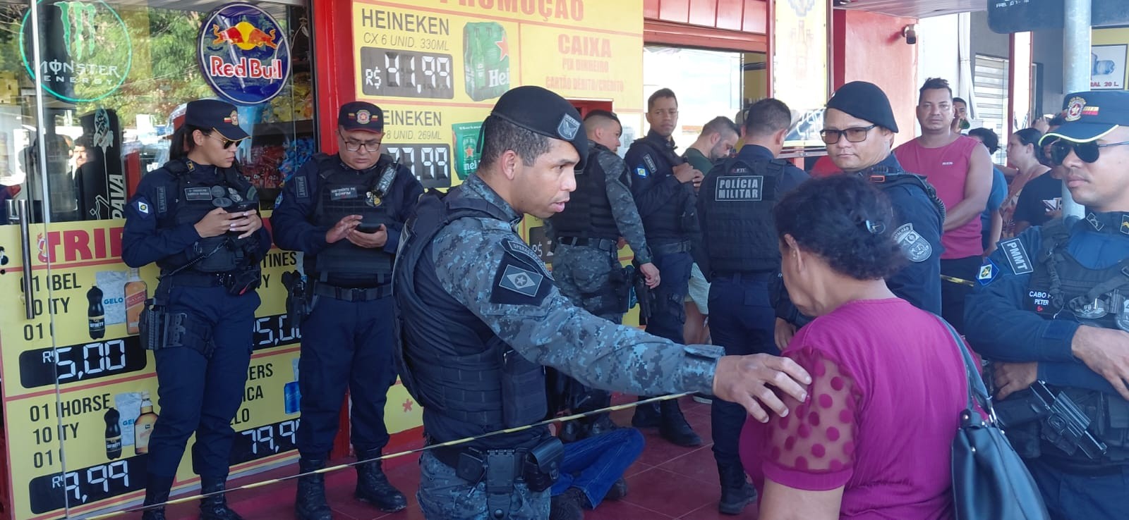 Homem suspeito de tentativa de furto morre durante troca de tiros em Cuiabá 