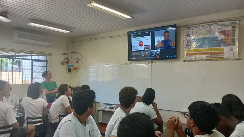 Projeto foi apresentado para os estudantes de Jaú — Foto: Diretoria regional de Ensino / Divulgação