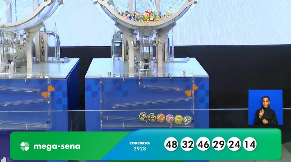 Mega-Sena, concurso 2.928 — Foto: Reprodução/Caixa