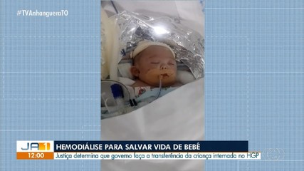 Justiça determina transferência de bebê que precisa de hemodiálise não realizada no HGP