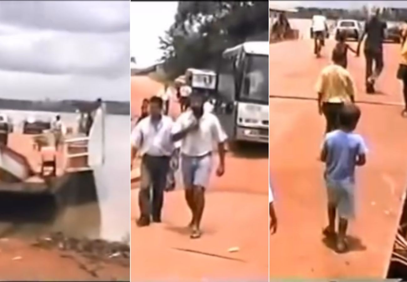 Vídeo gravado em 1999 mostra travessia de balsa em Palmas antes da construção de ponte; assista