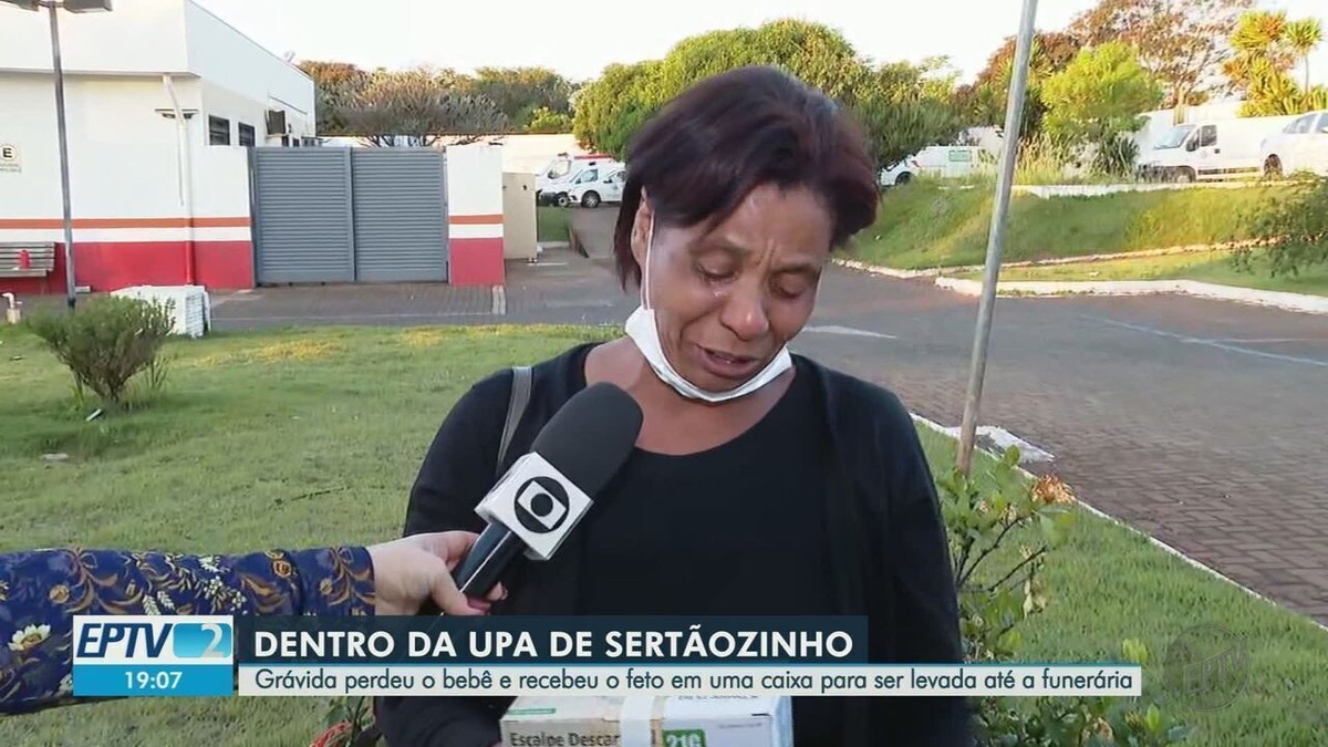 Une enceinte perd son bébé et sa famille reçoit le corps dans une boîte, à Sertãozinho, SP |  Ribeirao Preto et Franca