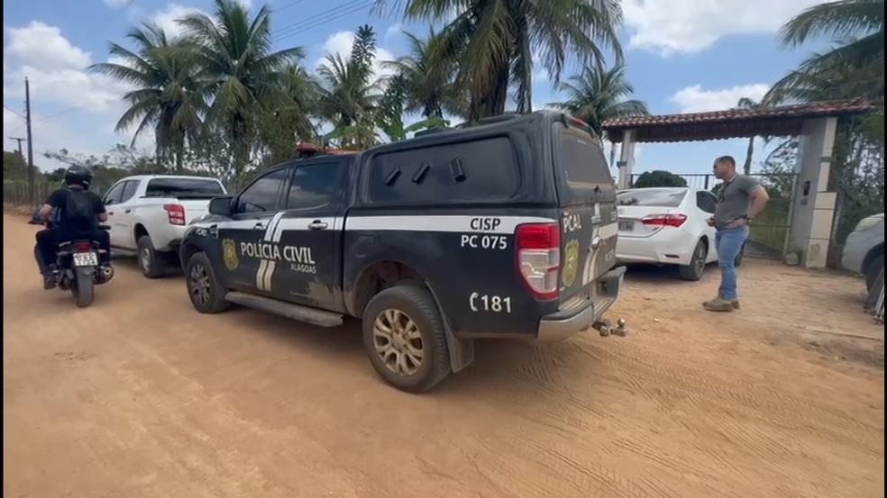 Reprodução simulada aconteceu no estábulo onde katharina morreu — Foto: Karla Vilela/TV Gazeta