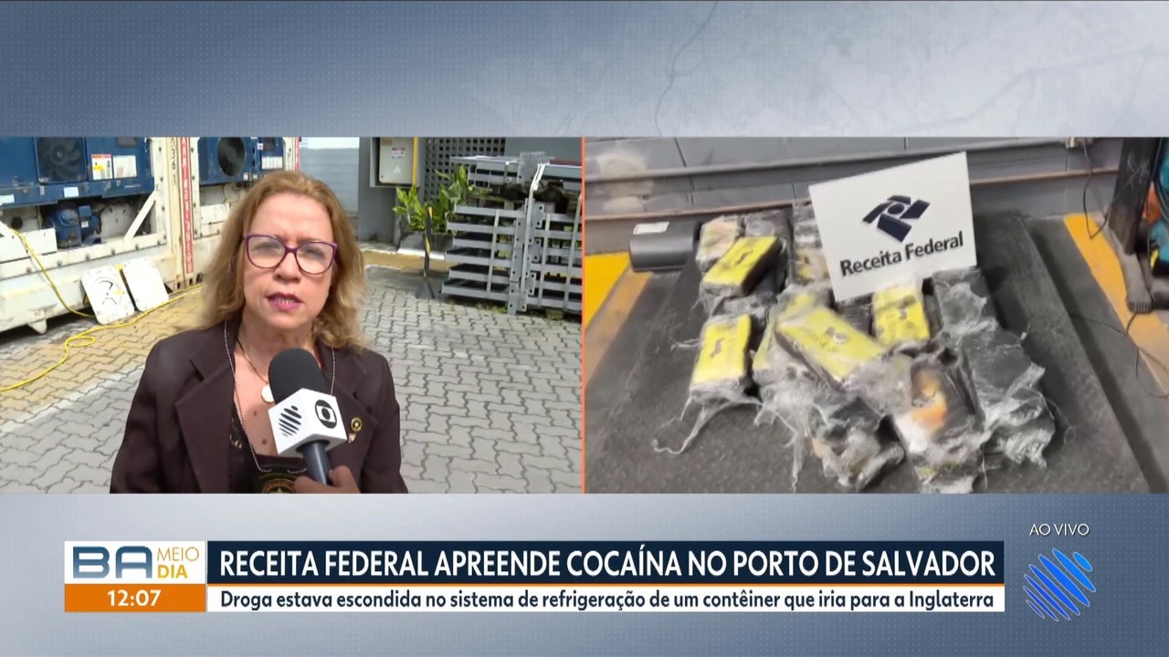 Mais de 60 quilos de cocaína são encontrados em carga de limões no Porto de Salvador; drogas seriam levadas para a Inglaterra