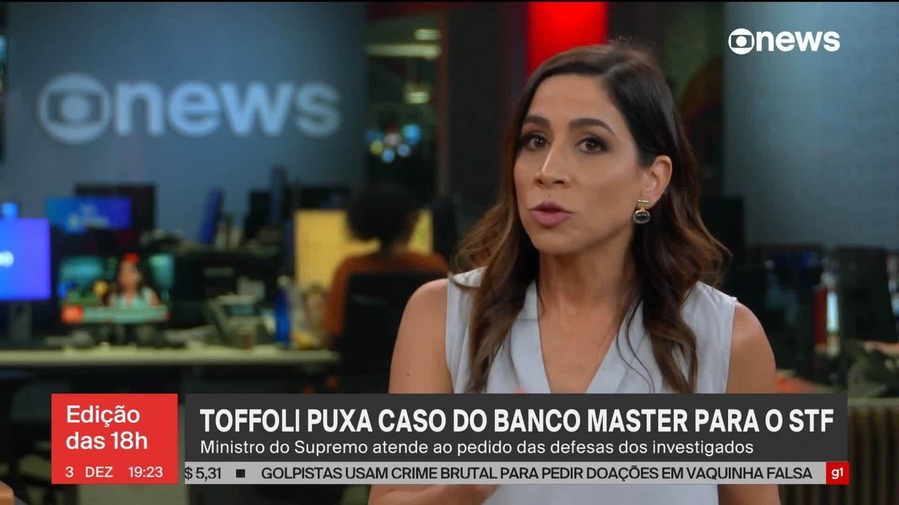 Após decisão de Toffoli, juiz federal envia caso do Banco Master ao STF