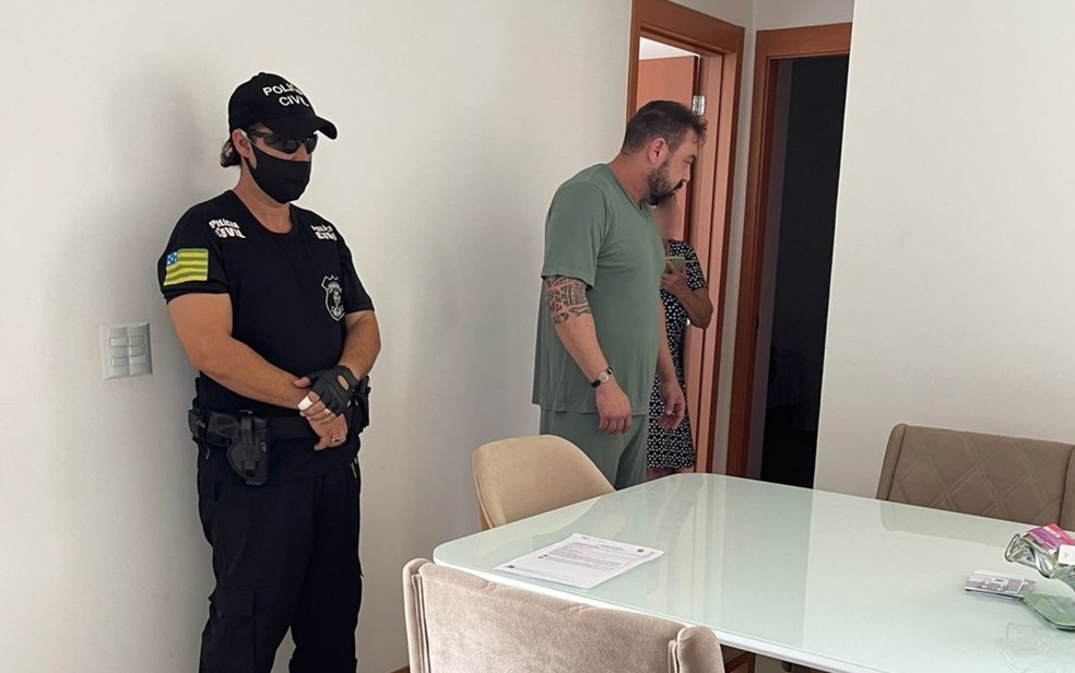 Ginecologista Nicodemos Júnior Estanislau Morais é preso novamente em Anápolis, Goiás — Foto: Polícia Civil/Divulgação