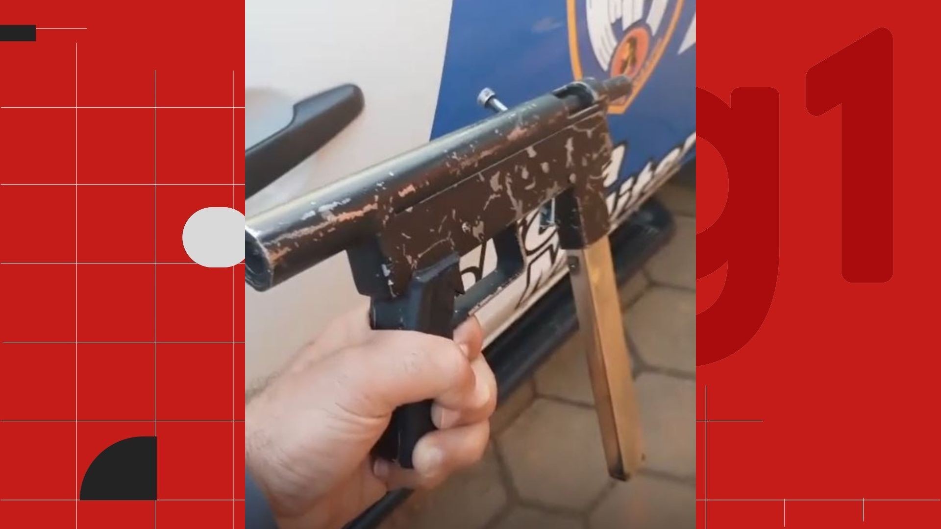 Metralhadora é encontrada escondida dentro de televisão na casa de olheiro do tráfico no ES
