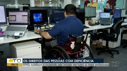 APAEs realizam ações de conscientização e inclusão profissional de pessoas com deficiência