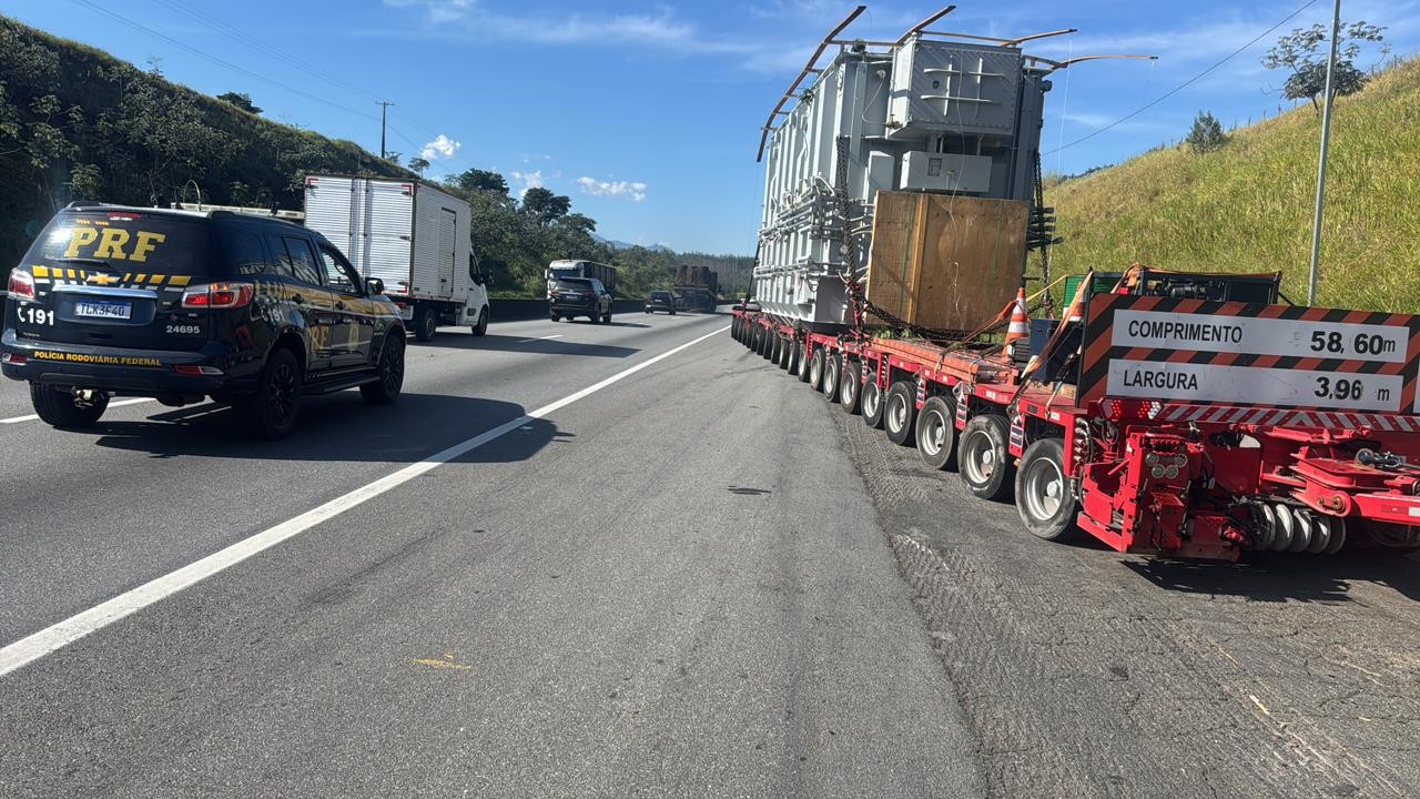 Transformador avaliado em quase R$ 30 milhões chega ao Sul do RJ