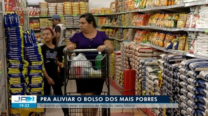 Governo propõe zerar impostos de itens da cesta básica